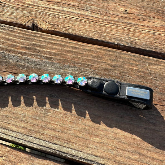 Unicorn Crystal Rivet Snap on Browband