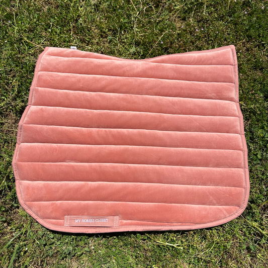 Suede Tech Jump AP Saddle Pad Vieux Rose