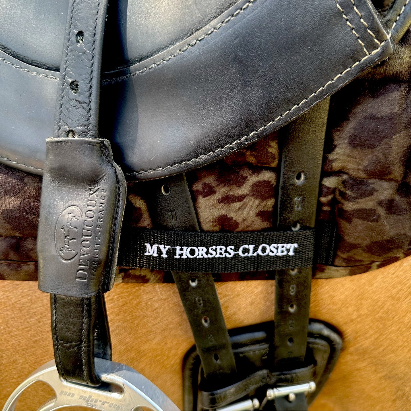 Suede Tech Dressage Saddle Pad Animal Print