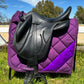 Noble Crystal Dressage Saddle Pad Purple
