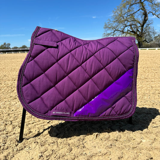 Noble Crystal Jump/AP Saddle Pad Purple