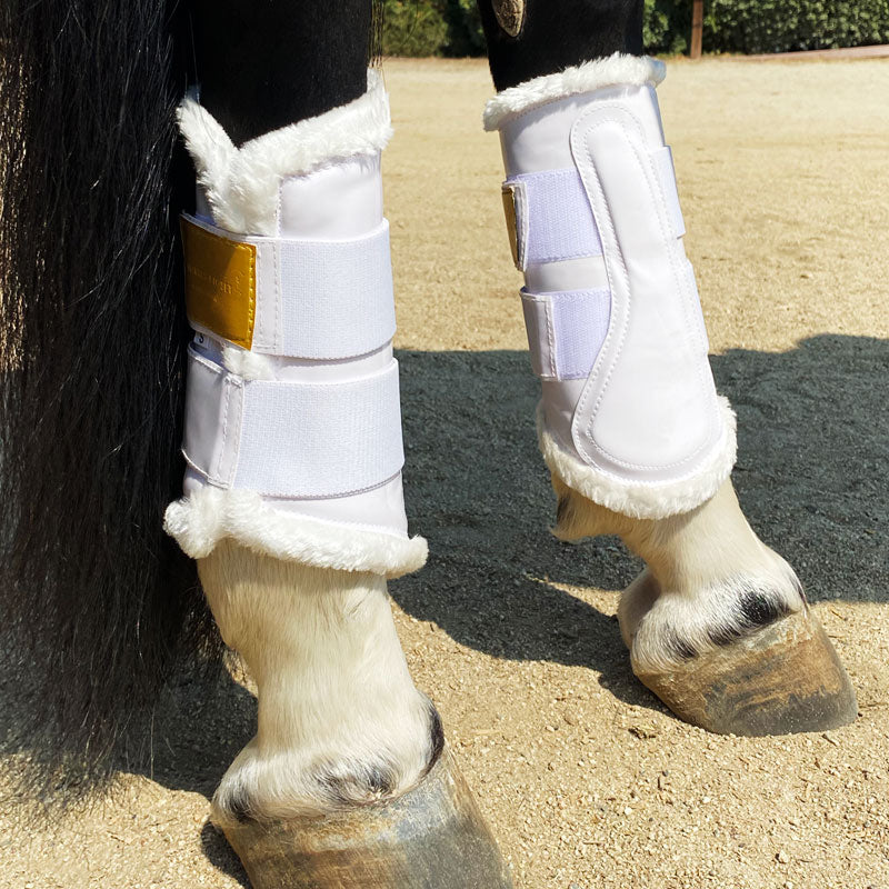 Amboise Brushing Dressage Boots White