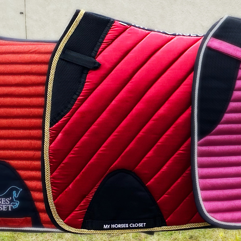Dressage Saddle Pad Amboise Ruby Red