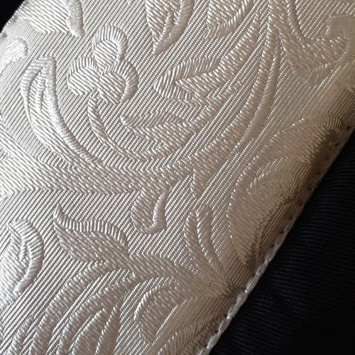 Dressage Saddle Pad Versailles Black Damask Off-White