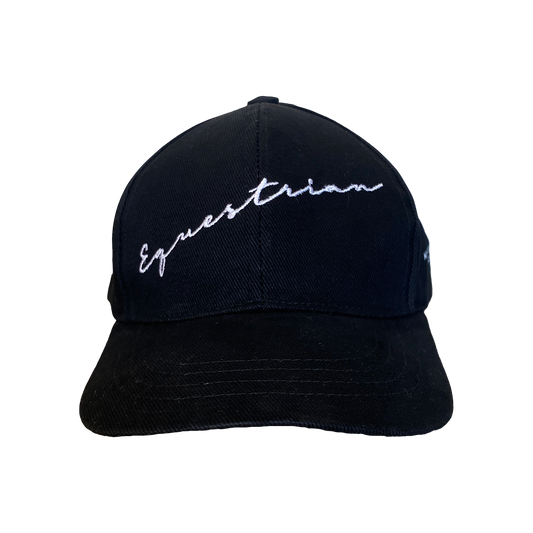 Equestrian Cap Unisex Black