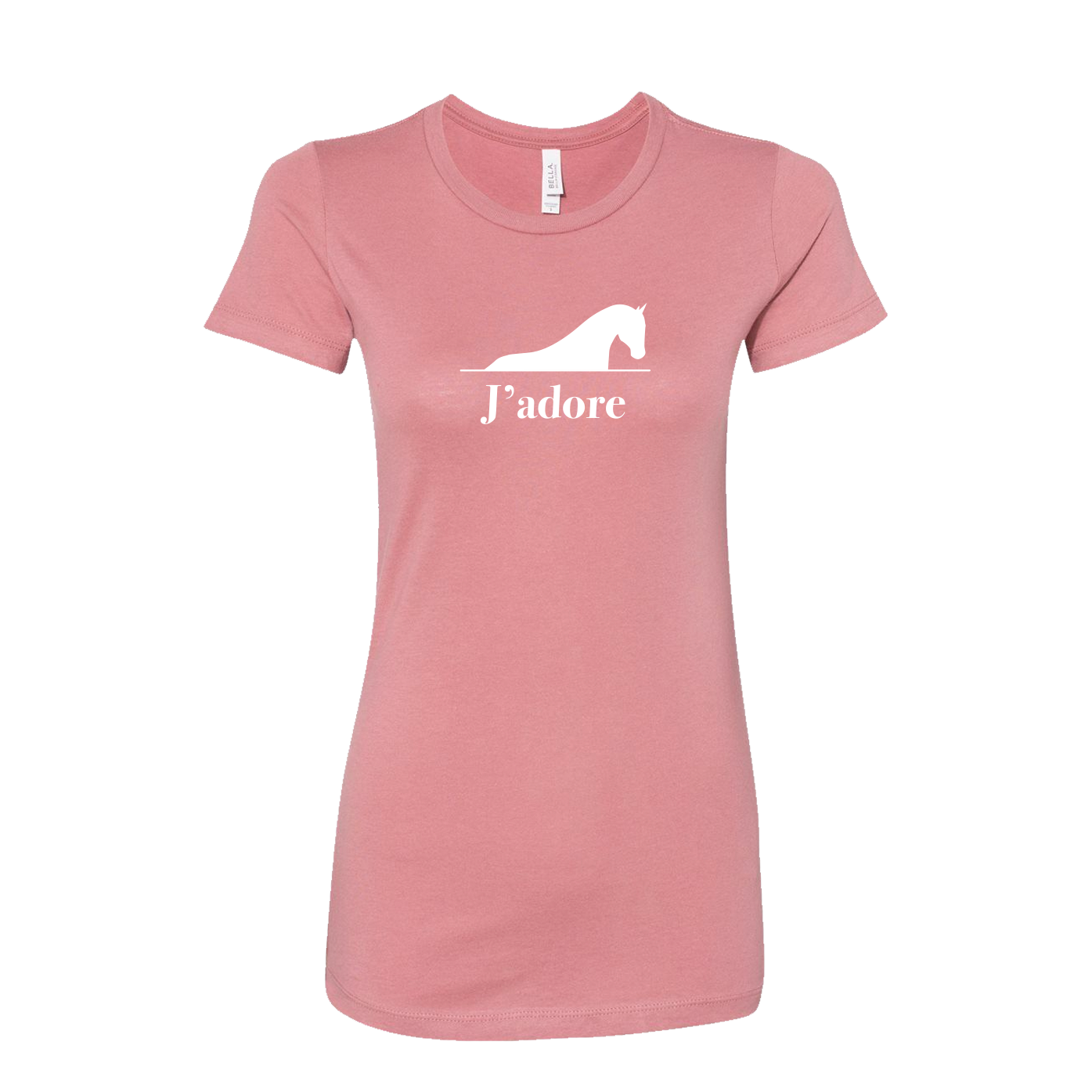 Retiring J'adore - White - T-shirt Women's - Mauve
