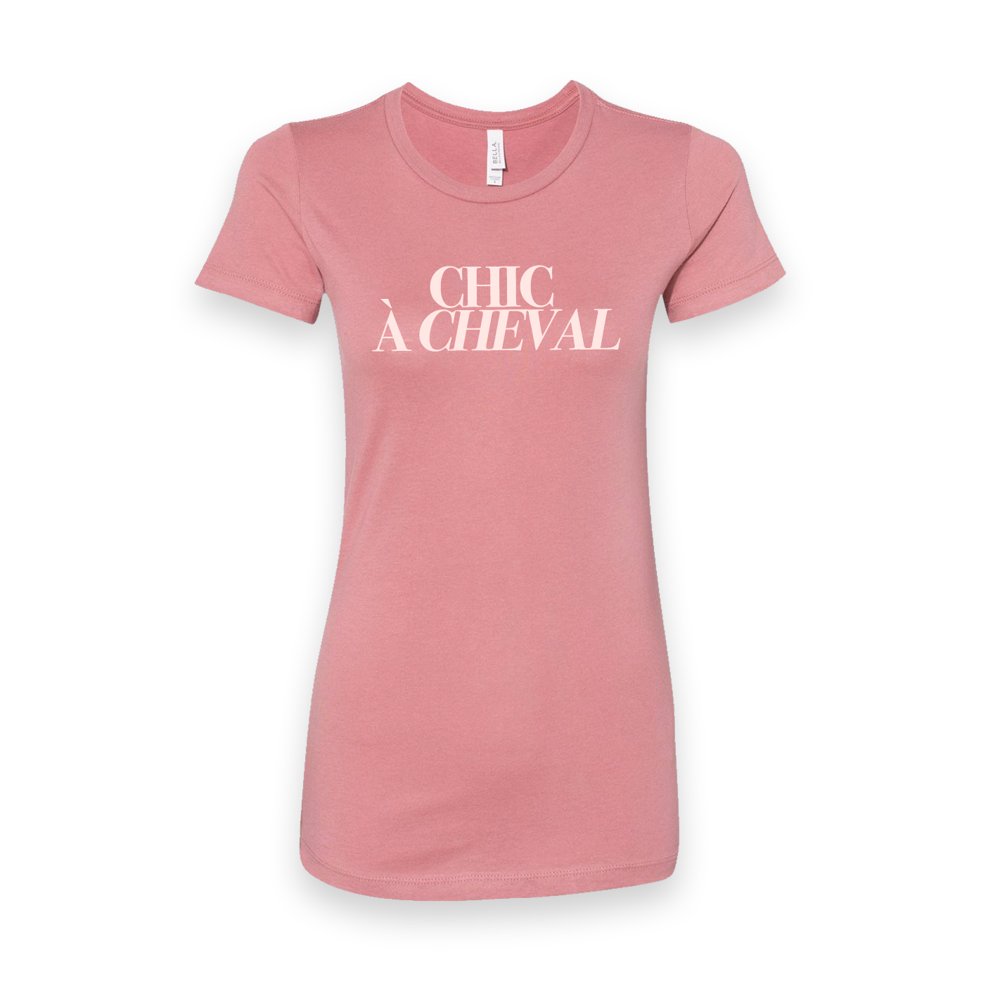 Retiring  Chic à Cheval - T-shirt Women's - Mauve
