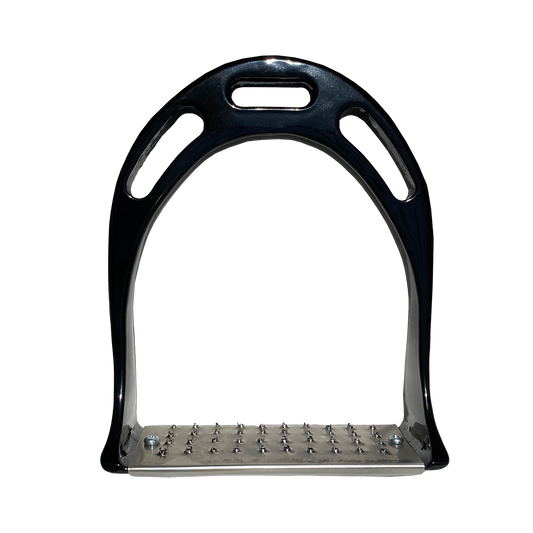 Alu Stirrups Ergo Ultra Grip Black