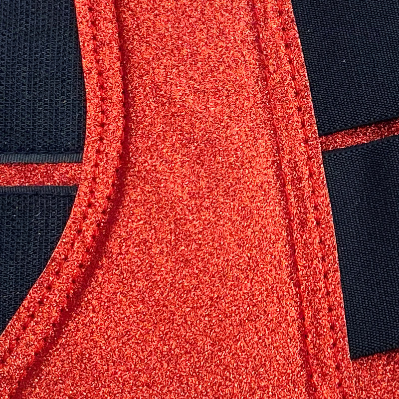 Glitter Sparkly Brushing Dressage Boots Candy Red