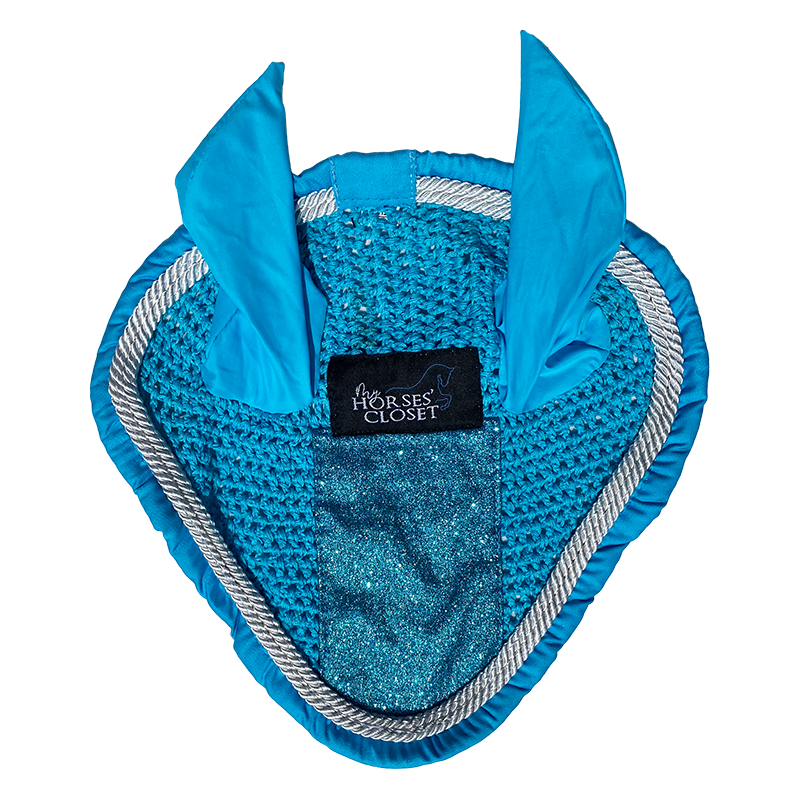 Fly Bonnet Glitter Sparkles Turquoise