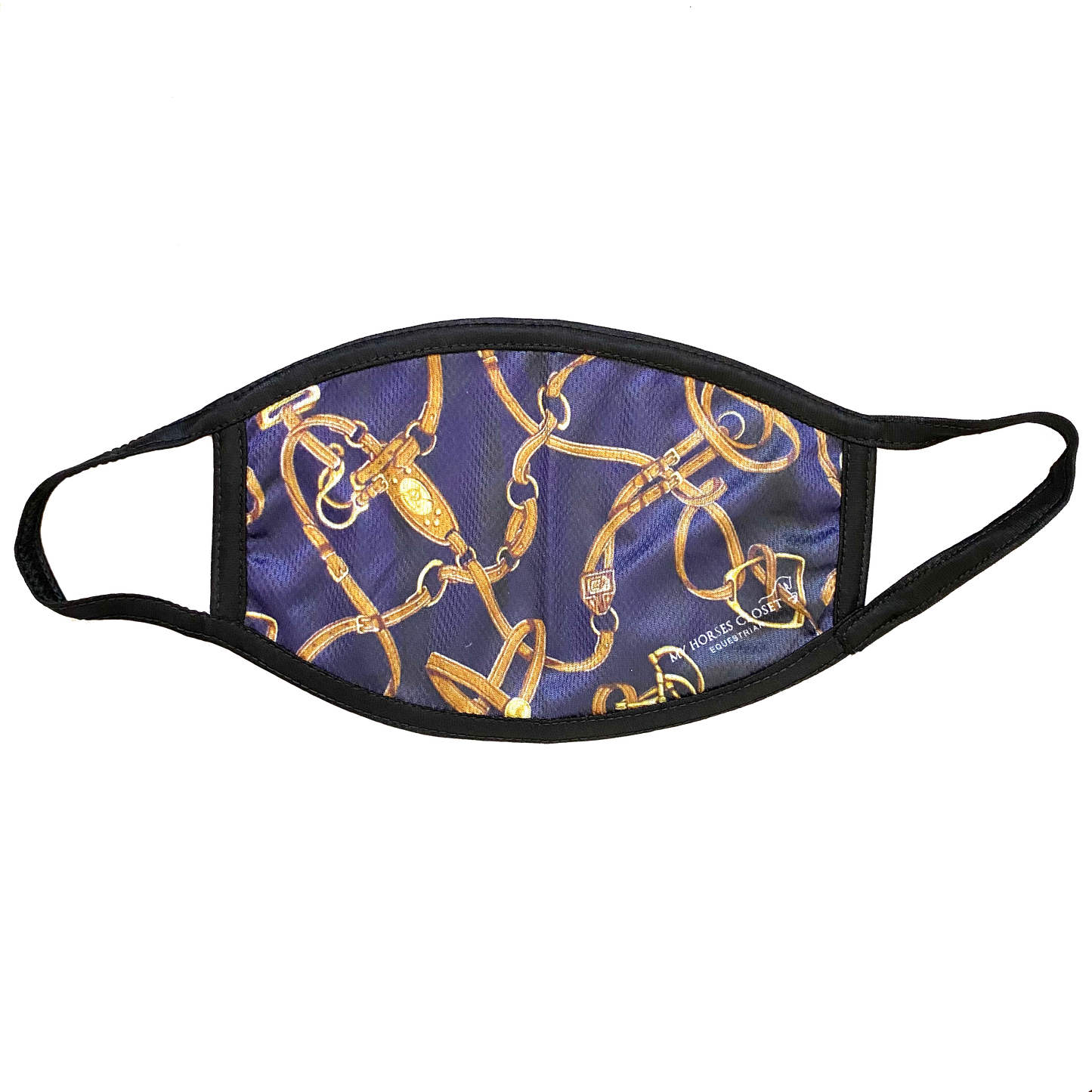 Retiring - Equestrian Bridle Print Face Mask