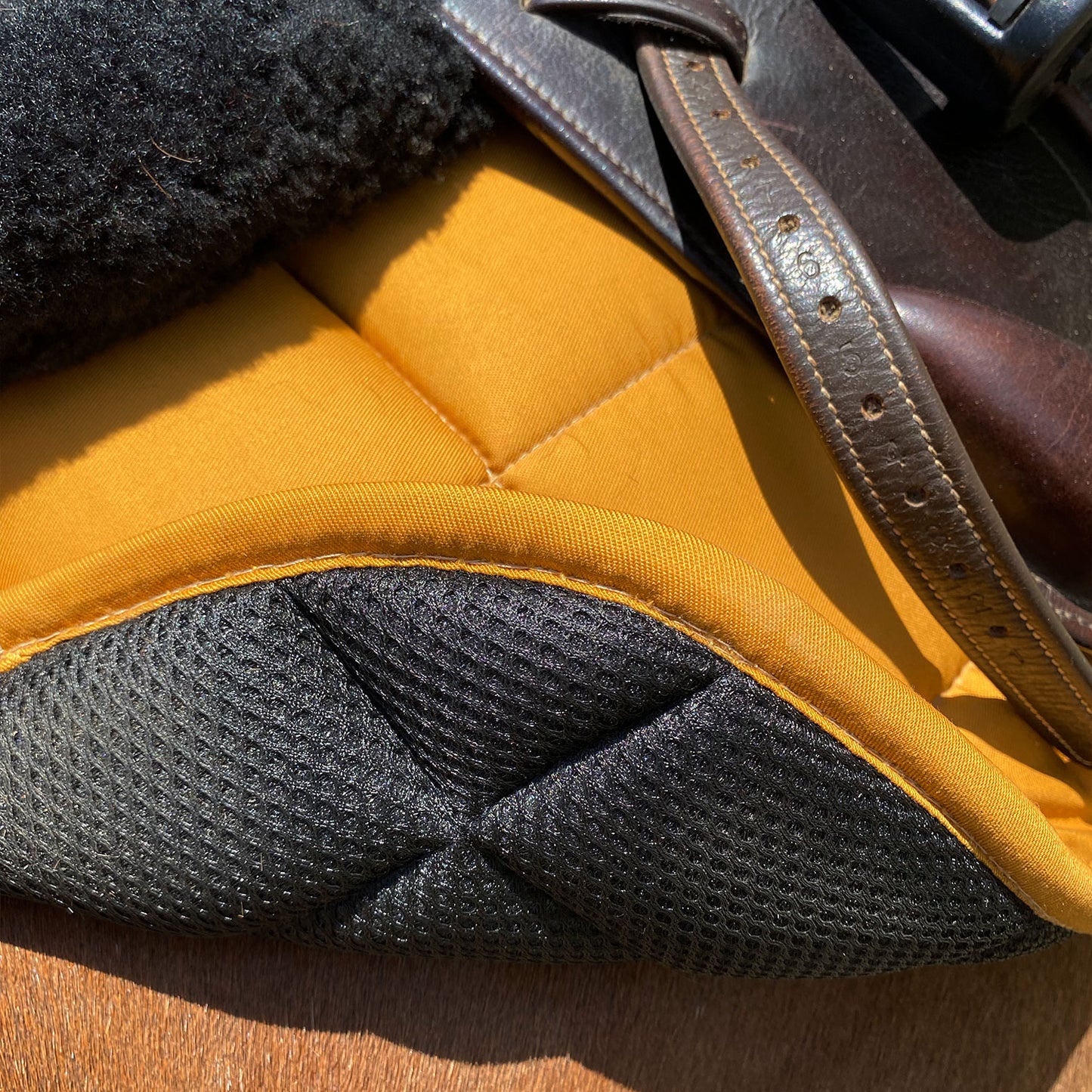 Classic Line Mustard Yellow Dressage Saddle Pad