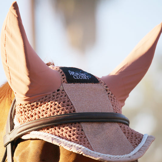 Fly Bonnet Glitter Sparkles Rose Gold