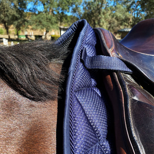 Pro Line 3D Air Mesh Jump AP Saddle Pad Navy Blue