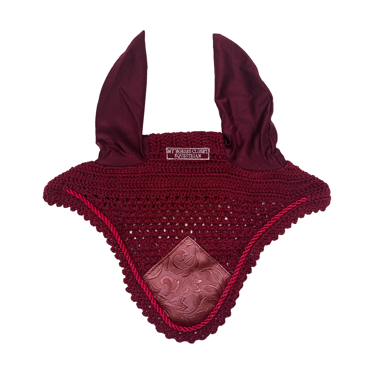 Versailles Fly Bonnet Burgundy