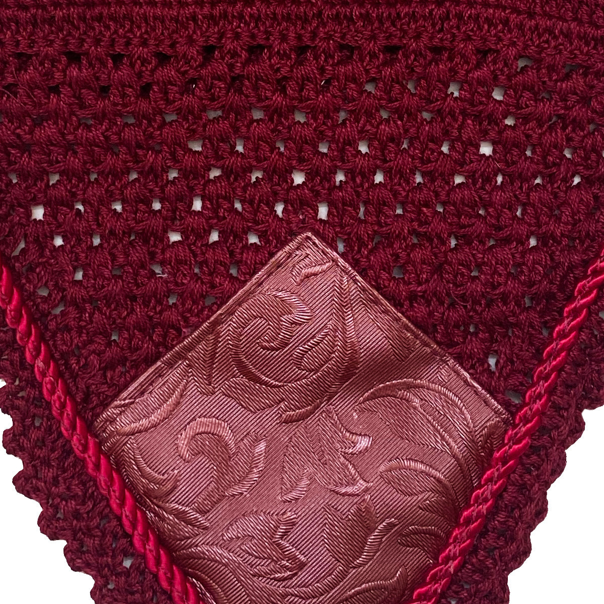 Versailles Fly Bonnet Burgundy