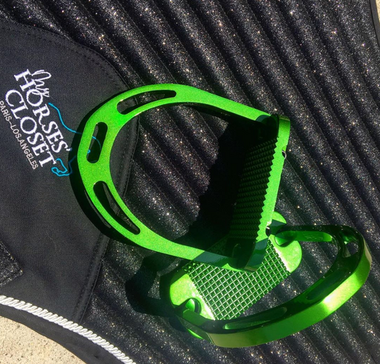 π Retiring - Alu Stirrups Hunter Green
