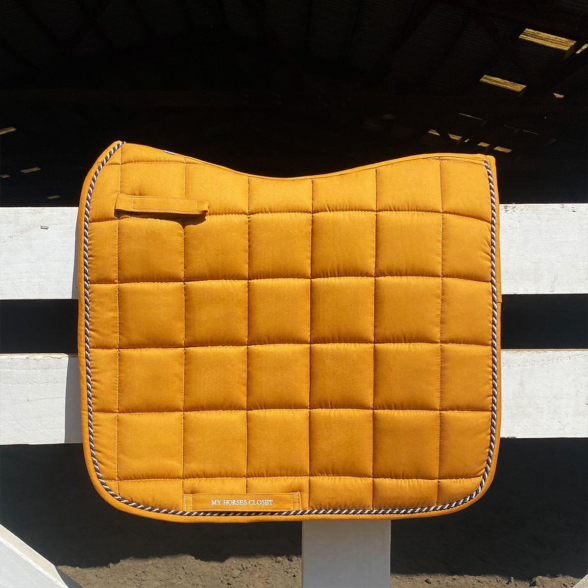 Classic Line Mustard Yellow Dressage Saddle Pad
