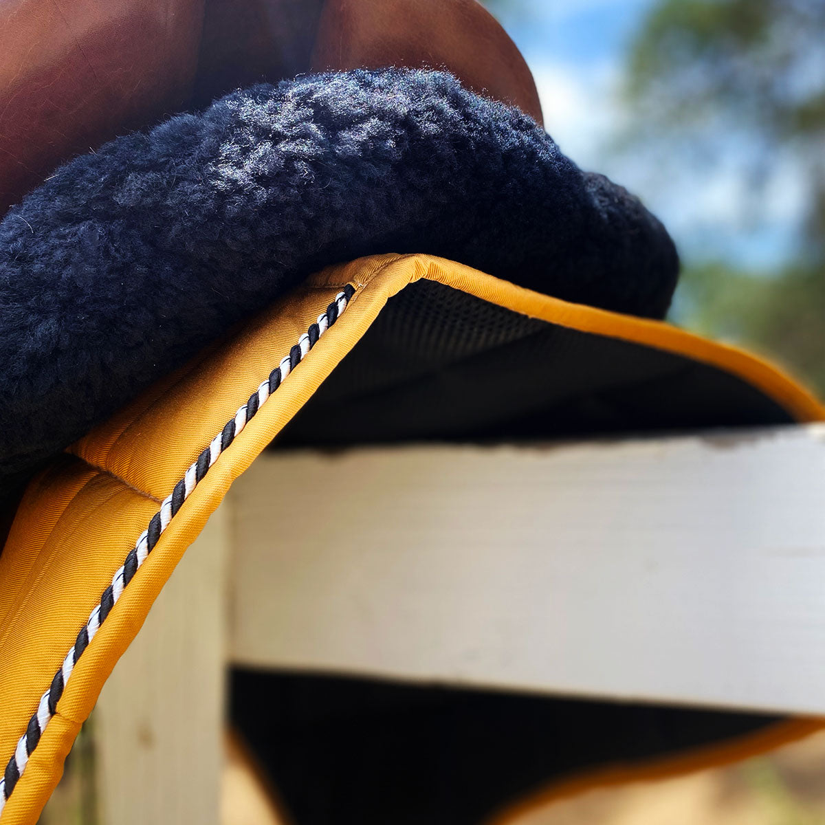 Classic Line Mustard Yellow Dressage Saddle Pad