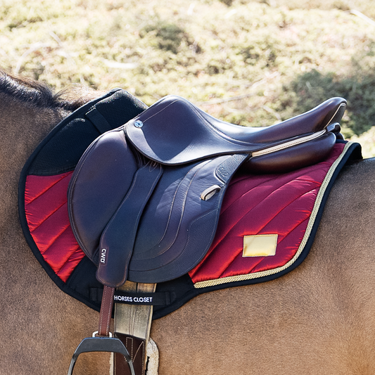 Jumping AP Saddle Pad Amboise Ruby Red