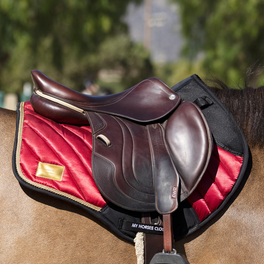 Jumping AP Saddle Pad Amboise Ruby Red