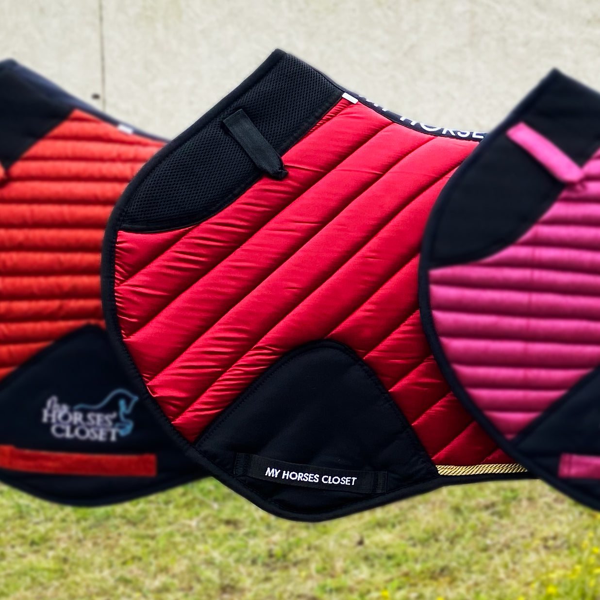 Jumping AP Saddle Pad Amboise Ruby Red