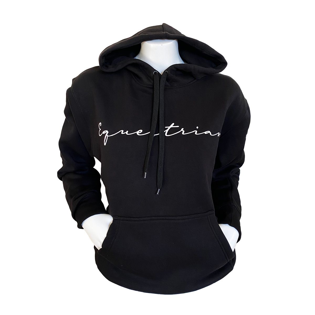 Equestrian Hoodie Unisex Black