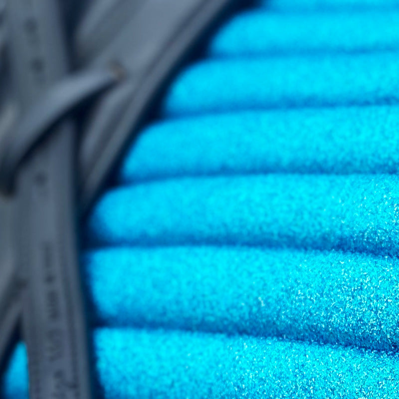 Glitter Mesh Dressage Saddle Pad Turquoise