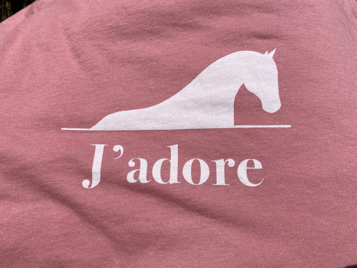 Retiring J'adore - White - T-shirt Women's - Mauve