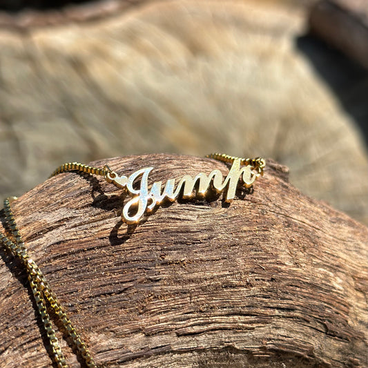 Jump Necklace - Gold