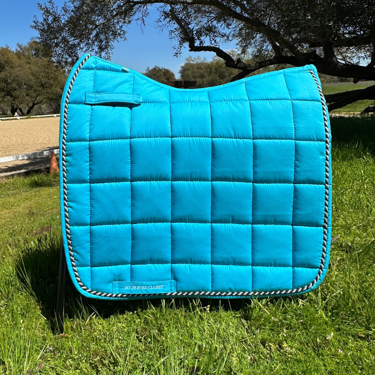 Classic Line Turquoise Dressage Saddle Pad