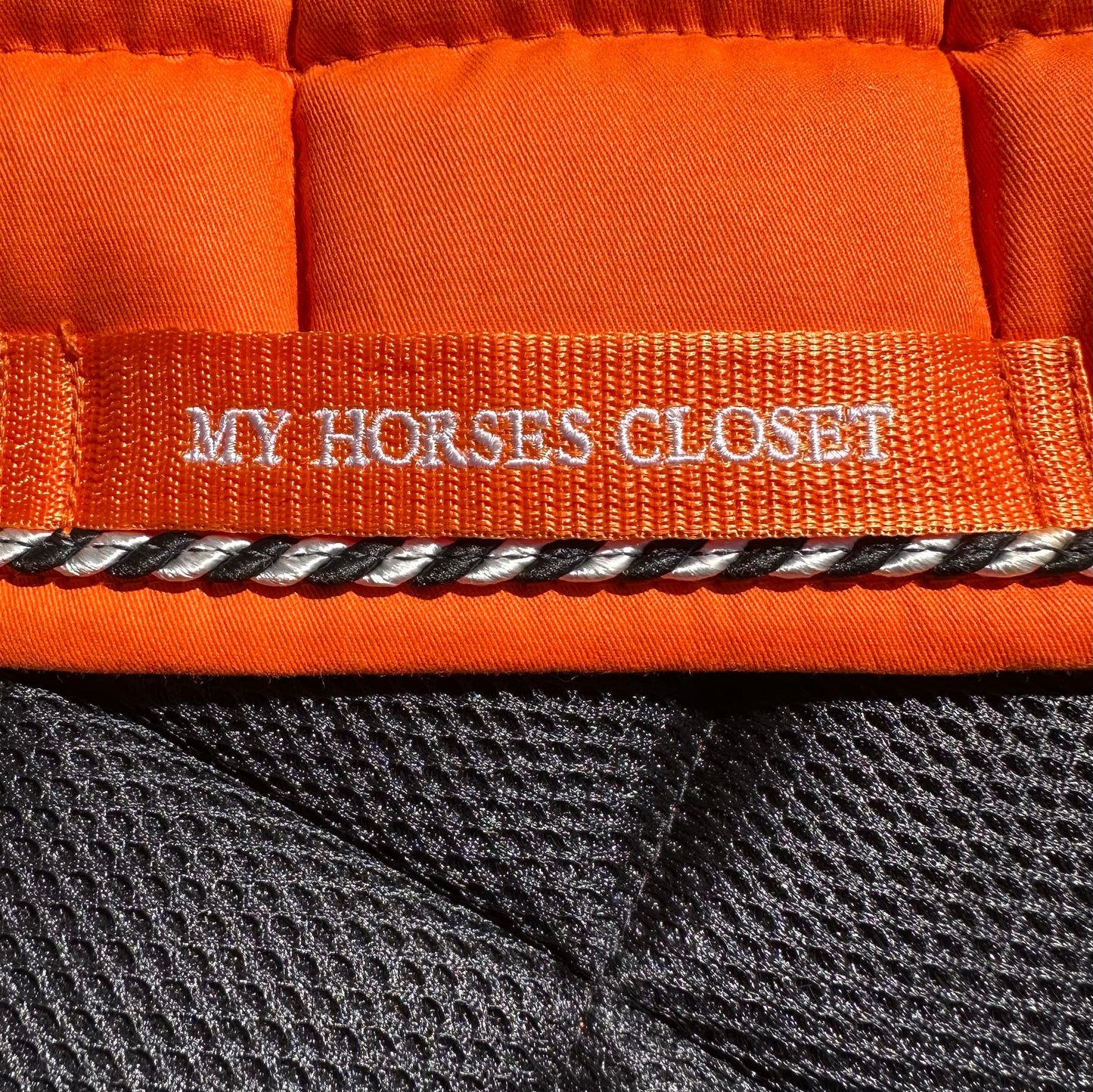 Classic Line Orange Dressage Saddle Pad