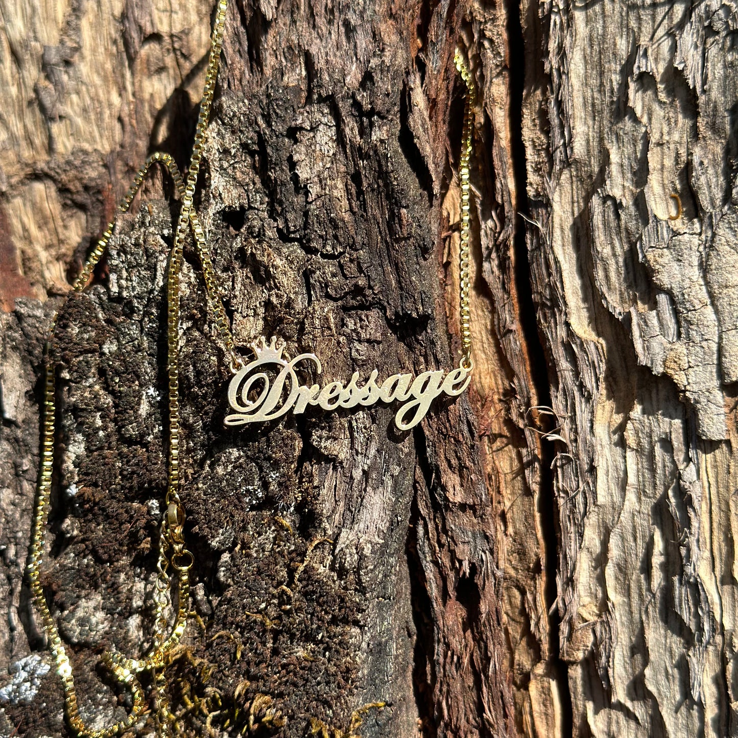 Dressage Necklace - Gold