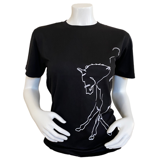 Dressage T-shirt Unisex Black