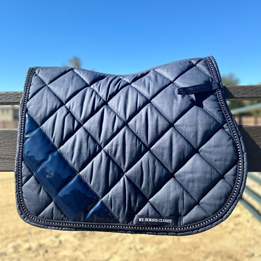 Navy Blue Noble Crystal Jump/AP Saddle Pad
