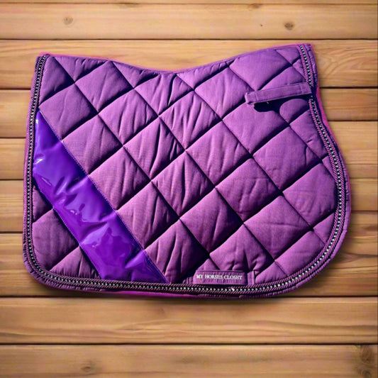 Noble Crystal Jump/AP Saddle Pad Purple