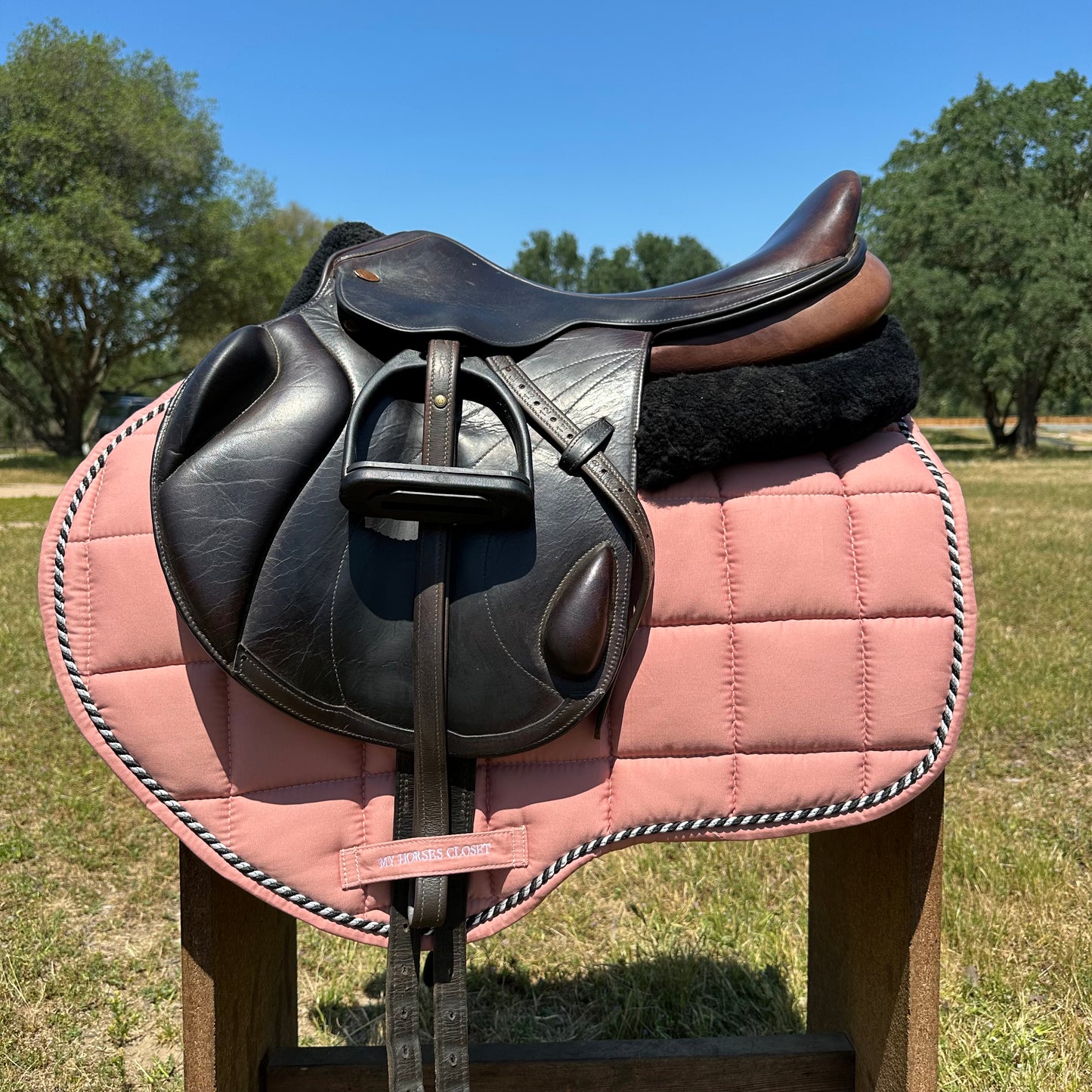 Classic Line vieux rose Jump AP Saddle Pad