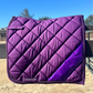 Noble Crystal Dressage Saddle Pad Purple