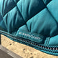 Petrol Blue Green Noble Crystal Dressage Saddle Pad