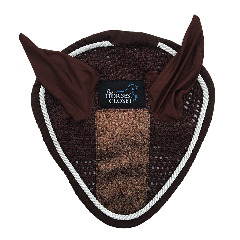 Fly Bonnet Glitter Sparkles Copper Chocolate Brown