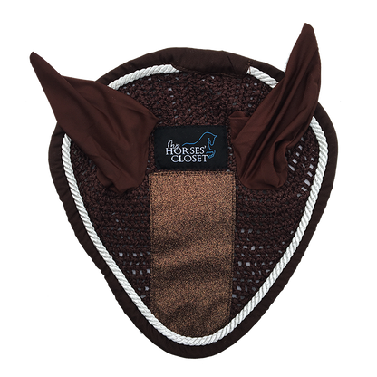 Fly Bonnet Glitter Sparkles Copper Chocolate Brown