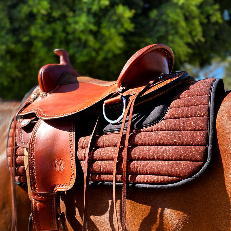 Western Trail TWH Glitter Saddle Pad Blanket Red – MyHorsesCloset