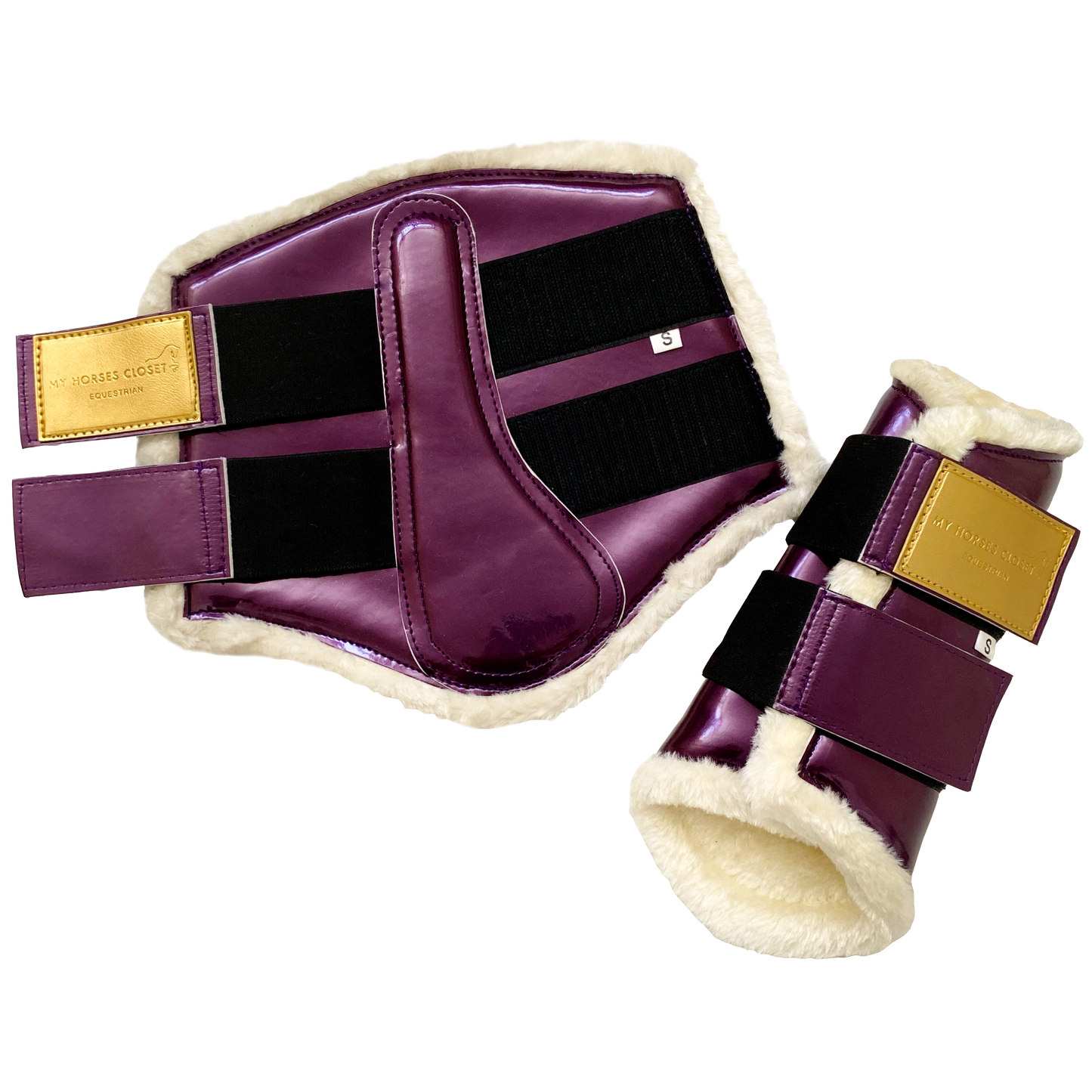 Retiring -  Amboise Brushing Dressage Boots Plum Purple