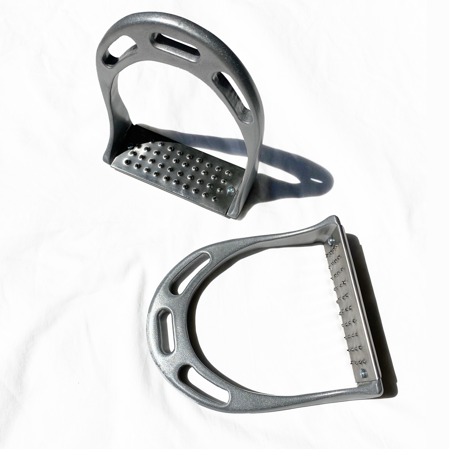 Alu Stirrups Ergo Ultra Grip Silver