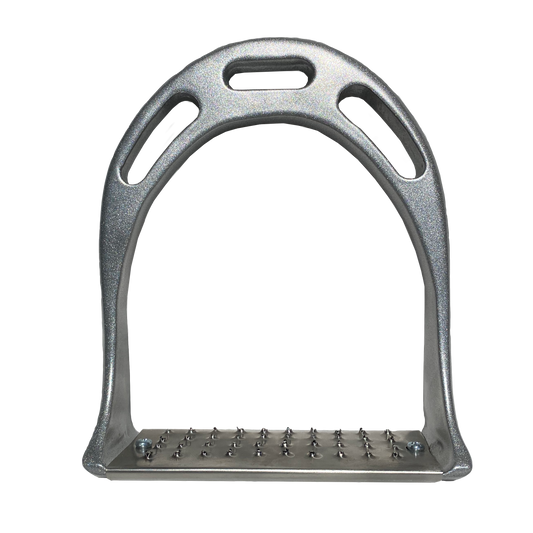 Alu Stirrups Ergo Ultra Grip Silver