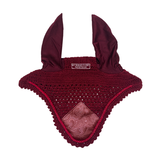 Versailles Fly Bonnet Burgundy