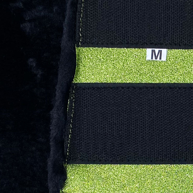 Glitter Sparkly Brushing Dressage Boots Apple Green
