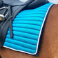 Glitter Mesh  Dressage Saddle Pad Turquoise