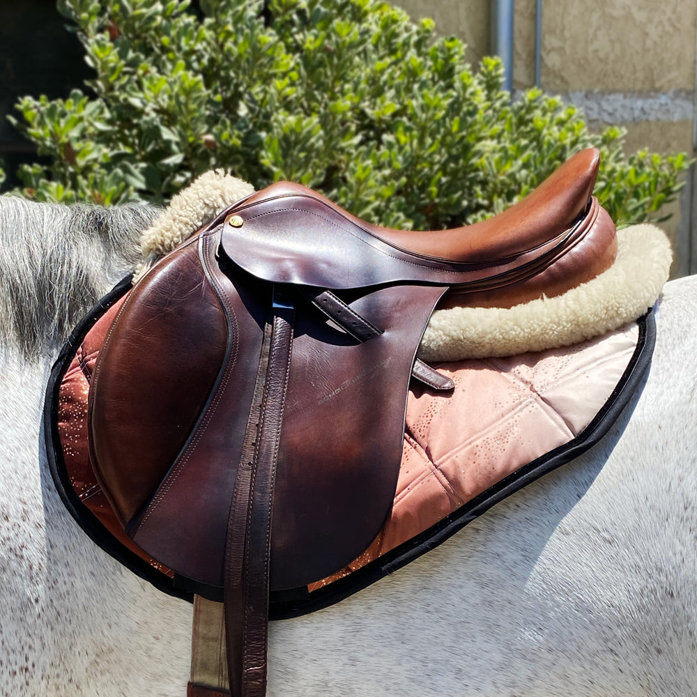 Jumping AP Saddle Pad Ombre Terracotta